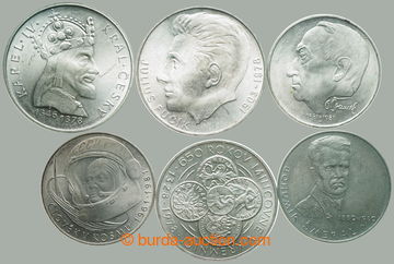 270523 - 1978-1981 ČSR II. / sestava 6ks pamětních Ag mincí: 100K