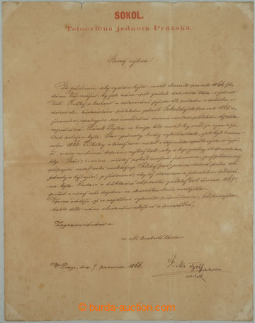 270538 - 1866 TYRŠ Miroslav (1832-1884), významný český národn