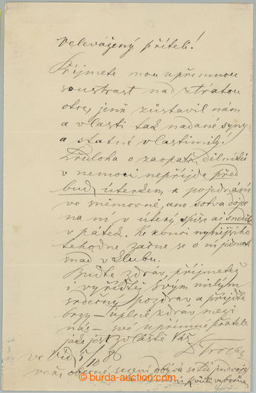 270712 - 1886 TROJAN Alois Pravoslav (1815-1893), český právník a