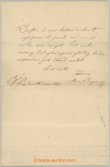 270713 - 1862 RIEGROVÁ-PALACKÁ Marie (1833–1891), dcera Františk