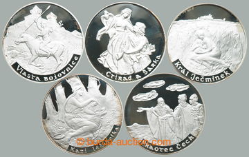 270835 - 2005? STARÉ POVĚSTI ČESKÉ / sestava 5ks různých medail