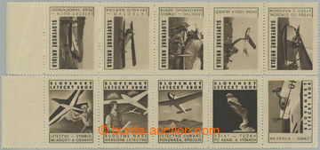 270843 - 1939 SLOVENSKÉ KRÍDLA and SLOVENSKÝ LETECKÝ SBOR, 2 marg