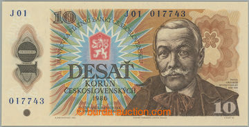 270876 - 1986 Ba.103, 10Kčs 1986, hledaná první série J01 (!); be