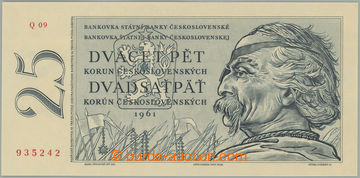 270897 - 1961 Ba.97b, 25Kčs 1961, série Q09; bezvadná