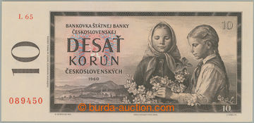 270912 - 1960 Ba.94b, Hej.97b1, 10Kčs 1960, série L65; bezvadná