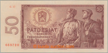 270924 - 1964 Ba.99b2, 50Kčs 1964, hledaná série G17 (!); svislý