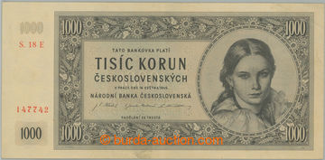 270967 - 1945 Ba.78d, 1000Kčs 1945, II. vydání, hledaná série 18