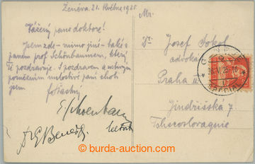 271057 - 1925 BENEŠ Edvard (1884–1948), druhý čs. prezident a mi