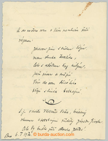 271067 - 1930 BEZRUČ Petr (1867-1958), vlastním jménem Vladimír V