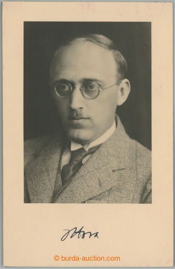 271084 -  HORA Josef (1891–1945), významný český básník; port