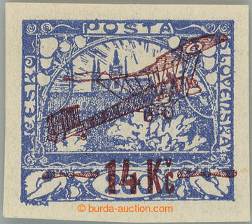 271418 - 1920 Pof.L1, I. letecké provizorium 14Kč/200h; pěkný st