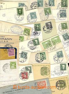 27443 - 1921-38 VLAKOVÁ POŠTA partie 33ks různých celistvost