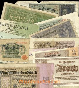 28159 - 1910-45 Německo, sestava 18ks různých bankovek, kvalita 2