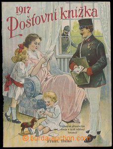 28182 - 1917 poštovní knížka, barevná obálka, výborný stav.