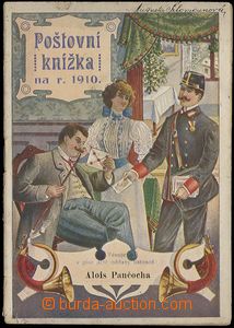 28185 - 1910 poštovní knížka, barevná obálka, výborný stav.