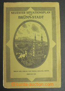 29463 - 1930? town map Brno with listings streets in/at Czech - Germ