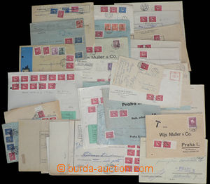 29487 - 1945-52 ČSR II. partie 60ks různých materiálů s doplat