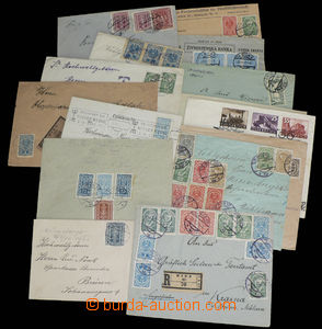 30027 - 1920-34 AUSTRIA sestava 14ks celistvostí + 4x výstřižek