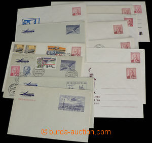 30031 - 1960-80 ČSR II. sestava 4ks různých aerogramů, 10ks ob