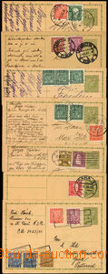 31276 - 1931-33 CDV42, comp. 7 pcs of PC uprated by. abroad (6x Aust