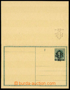 31342 - 1918 CDV2a, Large Monogram - Charles, double PC, undetached,