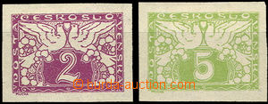 31443 - 1919 Pof.S1-2N, unissued stmp on white paper, hints on/for l