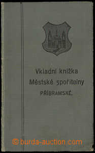 31850 - 1907 PASS BOOKS - Town bank Příbram 1907-45, District cre