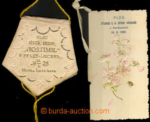 31966 - 1905-28 Dancing order 2 pcs, on/for Ball Central unity HOST