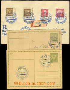 32084 - 1929/37 comp. 5 pcs of entires with special postmark and slo
