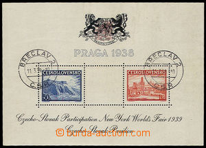 32144 - 1939 Pof.AS4a, black additional printing on/for used miniatu