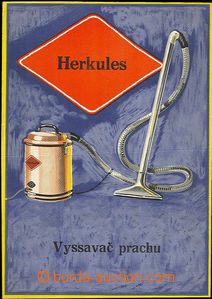32284 - 1937? Advertising flyer on/for vysavač Herkules, on both si