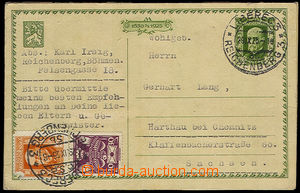 32310 - 1925 CDV30, 2x Un PC (various papers), 1x uprated by. to Ger