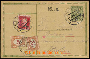 32317 - 1930 CDV37 sent poste restante to Italy with uprated with st