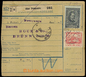 32372 - 1920 CPP3B, right more/larger part post. dispatch-note, Czec