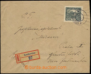 32388 - 1919 Reg letter with Pof.18, CDS Lochovice/ 17.XI.19, Czech