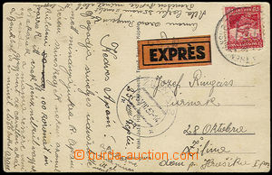 32413 - 1930 Ex postcard with Landscape Pof.220, single franking, CD