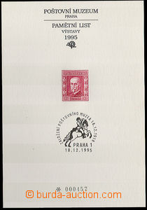 32439 - 1995 Pof.PTM3 Založení post. museum (T. G. Masaryk), mint