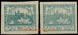 32520 - Pof.8, 2 pcs of, 1x with plate variety on pos. 78 plate 3,