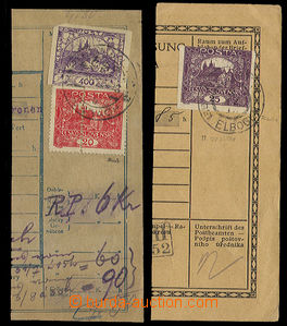 32524 - Pof.9C on/for cut, perf also vertical in the middle stamps,