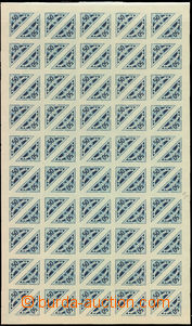 32588 - 1940 Alb.DR1-2 Delivery stamps, complete 100-stamps sheets,