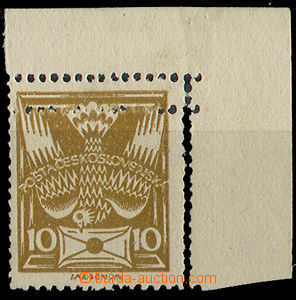 32732 - 1920 Pof.146A, right upper corner marginal piece with double