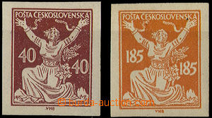 32790 - 1920 Pof.154N, 160N, imperforated, nice margins, 1x mint nev
