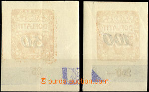 32838 - 1924 Pof.DL35 and DL39, to exhaustion- on/for postage-due, p