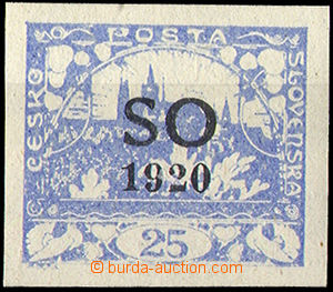 32846 - Pof.SO19ZT Hradčany, overprint trial printing, ultramarine