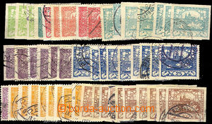 32898 - 1918 CZECHOSLOVAKIA 1918-39 selection 50 pcs of stamps Hrad