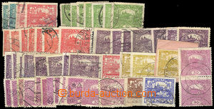32901 - 1918 CZECHOSLOVAKIA 1918-39 selection 50 pcs of stamps Hrad
