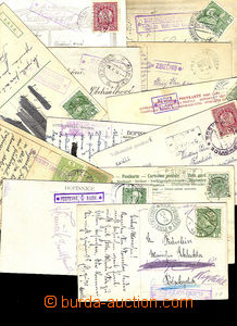 32931 - 1900/17 POSTAL-AGENCIES selection 12 pcs of letter mailings