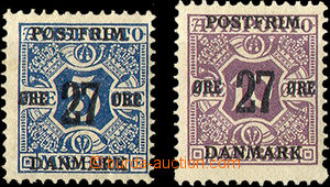 33010 - 1918 Mi.85X + 88X, overprint, hinged, otherwise good, catalo