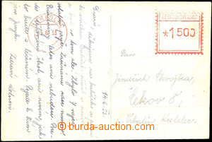 33173 - 1953 postcard franked by meter stmp. Humpolec/ 15.6.53, rate