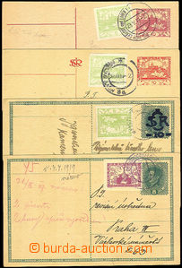 33290 - 1919 comp. 5 pcs of PC, from that 1x parallel Charles 8h wit